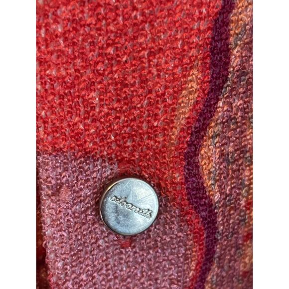 Vtg Silversilk Shirt Cardigan Sweater Mens 3XL Retro Mod Abstract Art To Wear - Picture 5 of 12